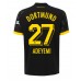 Borussia Dortmund Karim Adeyemi #27 Replika Borta matchkläder 2023-24 Korta ärmar